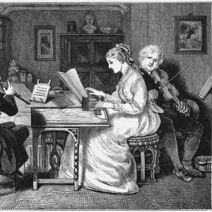 February Mounted Art Print Collection: 1 Feb 1874