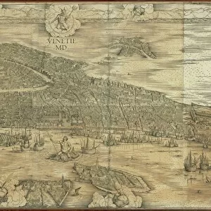 Map of Venice in 1500, by Jacopo de Barbari