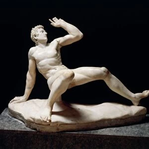 Marble statue of falling Gaul, Roman copy of Pergamon school original