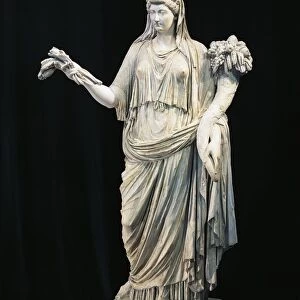 Marble statue of Livia, wife of emperor Octavian Augustus