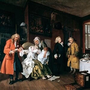 Marriage a la Mode: Suicide of the Countess, 1743. Oil on canvas. William Hogarth
