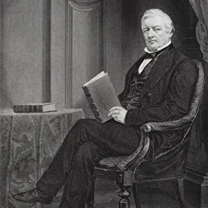 Millard Fillmore 1800 to 1874. 13th president of the United States 1850-53. From painting by Alonzo Chappel
