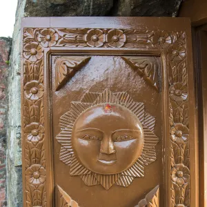 Nepal, Kirtipur, Door