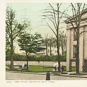 The Office, Brooklyn Navy Yard Postcard. ca. 1904, The Office, Brooklyn Navy Yard Postcard