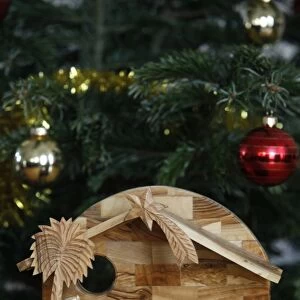 Olive tree Christmas crib made in Bethelehem