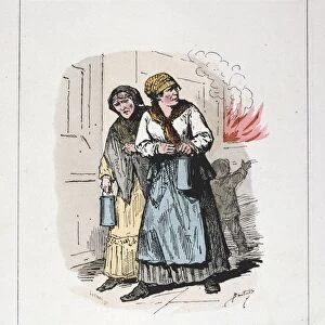 Paris Commune 26 March-28 May 1871. Commune types: Two Petroleuses, on the women