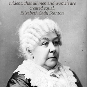 Portrait of Elizabeth Cady Stanton