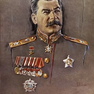 Portrait of joseph stalin