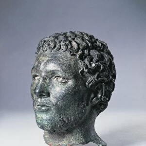 Portrait of male, bronze
