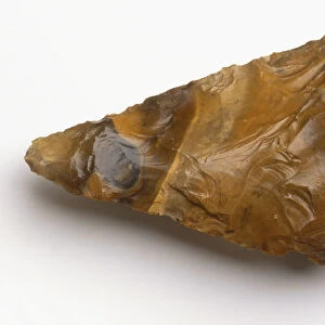 Prehistoric flint hand axe