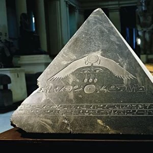 Pyramidion of Amenemhet III, Middle Kingdom, Dynasty XII