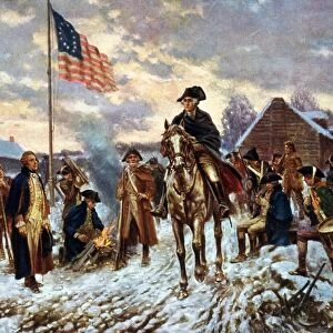 Revolutionary War 1775-1783 (American War of Independence): Washington at Valley Forge