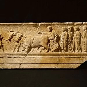 Roman Art, 2nd century BC, Foundation of Aquileia Roman colony, 181 BC. Relief