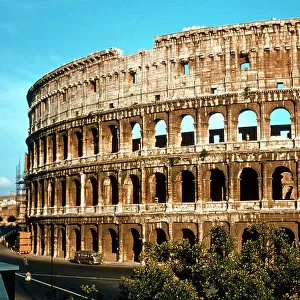 Roman Colloseum, Rome, Italy 1958