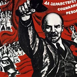 Russian Revolution, October 1917. Vladimir Ilyich Lenin (Ulyanov - 1870-1924) Russian