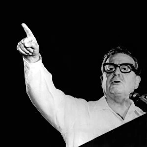 Salvador Allende Gossens 1908 -1973. Physician and first democratically elected Marxist