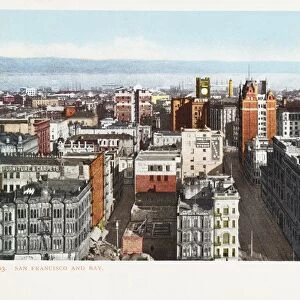 San Francisco and Bay Postcard. ca. 1900-1910, San Francisco and Bay Postcard