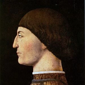 Sigismondo Malatesta (1417 - 1468), known as the Wolf of Rimini, Italian condottiero and nobleman