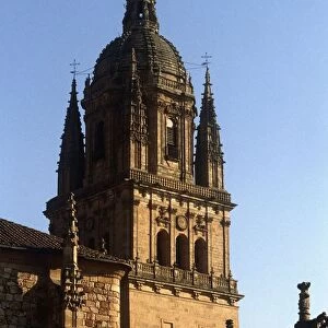 Spain, Castile and Leon, Salamanca, bell tower of New Cathedral
