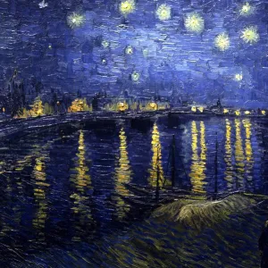 Starry Night Over the Rhone (September 1888) by Vincent Willem van Gogh (30 March