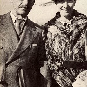 Thomas Mann (1875-1955) German novelist and brother of Heinrich Mann. Nobel prize