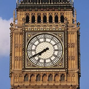 UK, England, London, Westminster Palace and Big Ben, clock