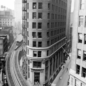 Print of The Cocoa Exchange Building, New York City, c. 1939 Print of The Cocoa Exchange Building, New York City, c. 1939
