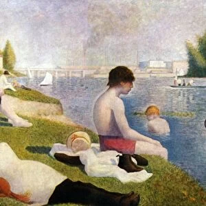 Georges Seurat Photographic Print Collection: The Bathers at Asnières