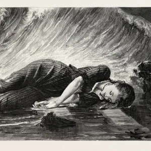 Virginia Drowned, from the Painting by J. Bertrand