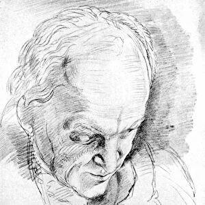 William Blake (1757-1827) in 1824 English mystic, poet, painter and engraver