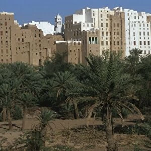 Yemen Heritage Sites Fine Art Print Collection: Old Walled City of Shibam