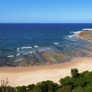 Beautiful beach and rock outcrop near Inverloch, Victoria, Australia