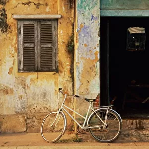 Bicycle in Street in Hoi An, Vietnam