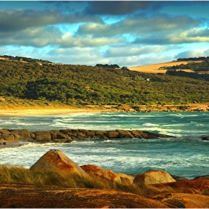 Emita Beach near Marshall Bay, West coastline of Flinders Island, Bass Strait, Tasmania