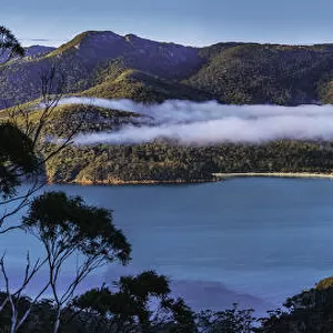 The magnificent Wineglass Bay in the morning, Freycinet National Park, Tasmania