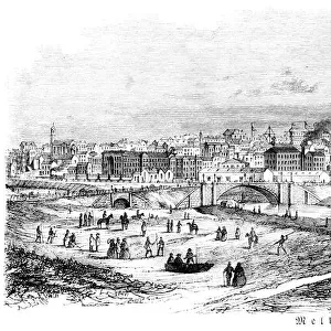 Melbourne Australia illustration 1860