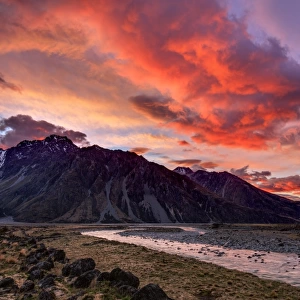 Mount Cook National Park sunrise