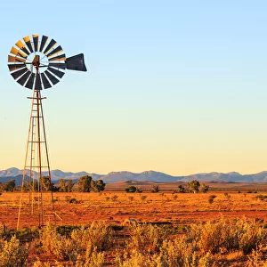 Outback windmill. Flinders Ranges. Australia
