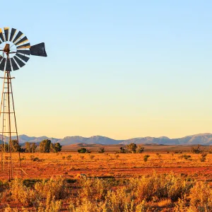 Outback windmill. Flinders Ranges. Australia