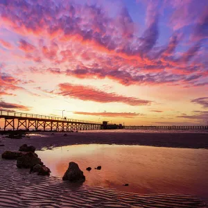 Sunset at Moonta Bay, Copper Coast Region, Northern Yorke Peninsula, South Australia