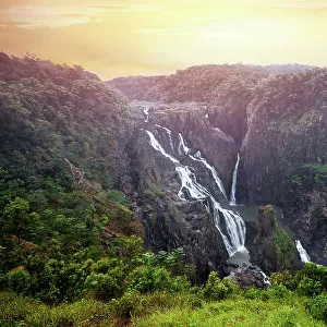 View of the Barron Falls, Atherton Tablelands, Cairns, Tropical North Queensland, Australia
