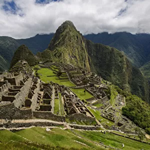 View Of The City of Machu Picchu, Cusco Region, Urubamba Province, Peru, South America