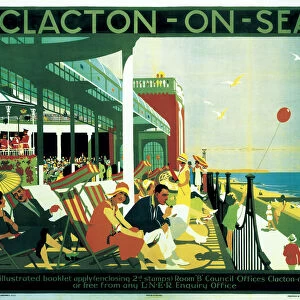 Clacton-on-Sea, LNER poster, 1926