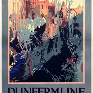 Dunfermline, for Interesting Holidays, LNER poster, c 1930s