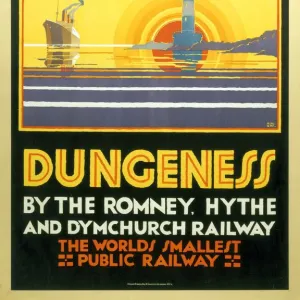 Dungeness, Romney, Hythe and Dymchurch Railway poster, 1928