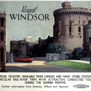 Royal Windsor Print, c 1950s Royal Windsor Print, c 1950s