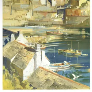 Cornwall Harbour Print, 1948-1965 BR Poster