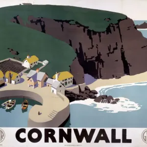 Cornwall Print, a 1923-1947 GWR poster