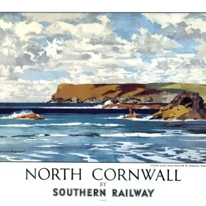 Norman Wilkinson's Print of North Cornwall by Southern Railway, 1947