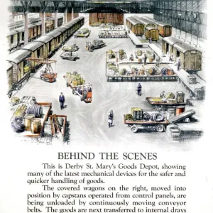 Derby Goods Depot Print, 1951 Derby Goods Depot Print, 1951